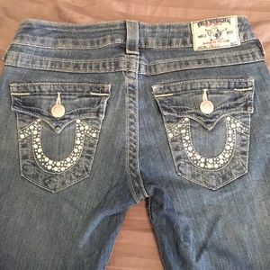 True Religion Rhinestone Skinny Jeans